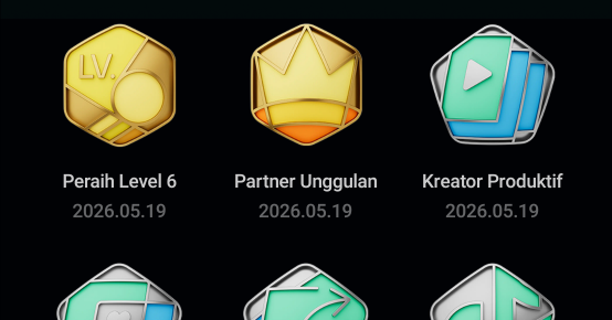CapCut badges 2