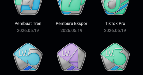 CapCut badges 3