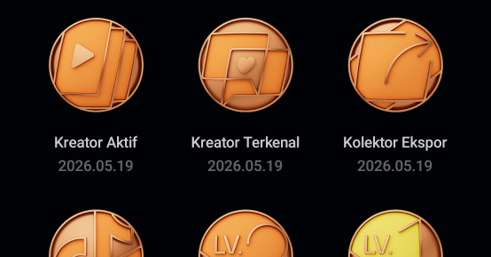 CapCut badges 5